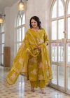 K 1176 By Naisha Cotton Printed Kurti With Bottom Dupatta 
